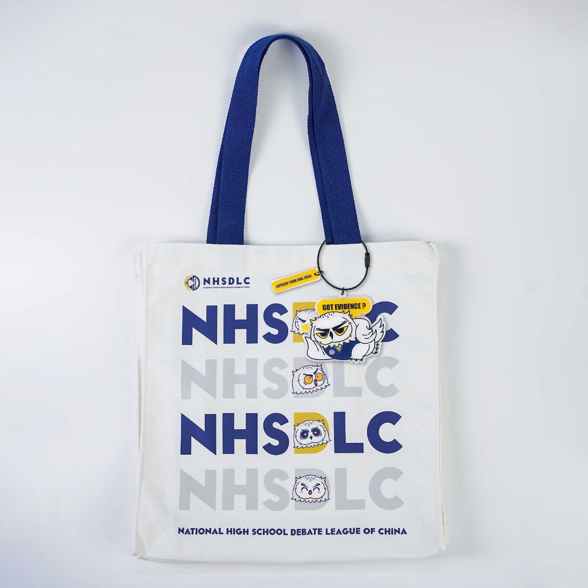 图片 NHSDLC吉祥物DiDi 帆布袋亚克力挂牌印花帆布袋背包单肩包